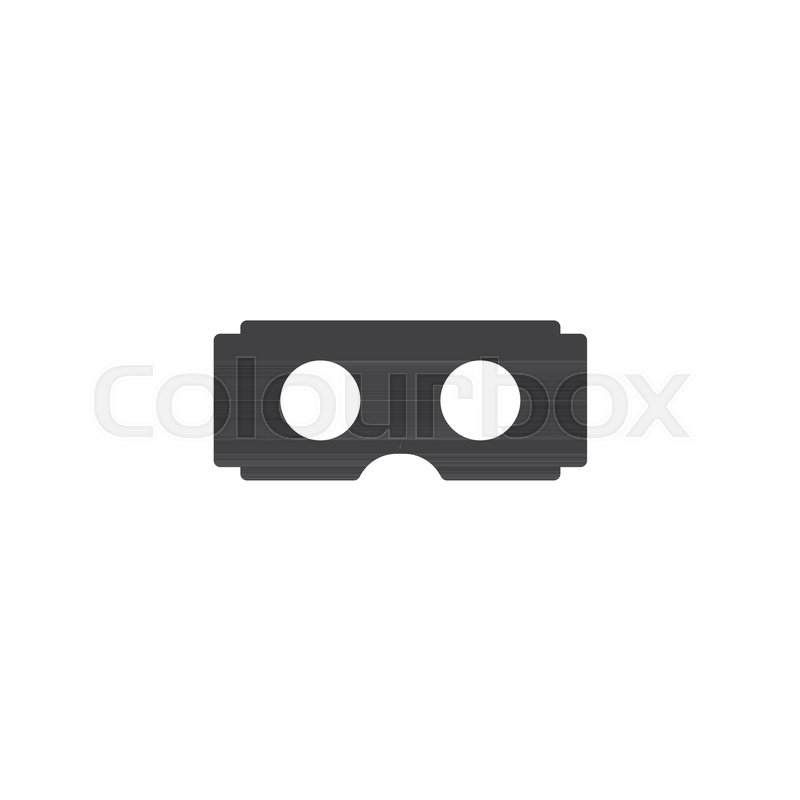 800x800 Vr Glasses Vector Icon Filled Flat Stock Vector Colourbox