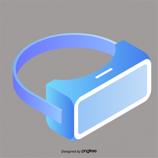 640x640 Blue Gradient Vr Glasses, Vr, Future, Gradient Png And Vector