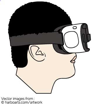 335x355 Download Vr Glasses Drawing