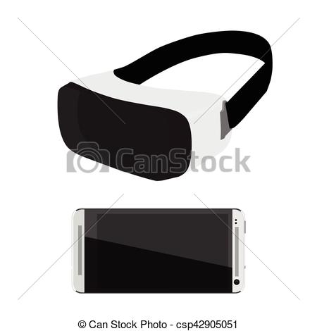 450x470 Vr Glasses Vector Vector Illustration Vr Glasses For Clipart