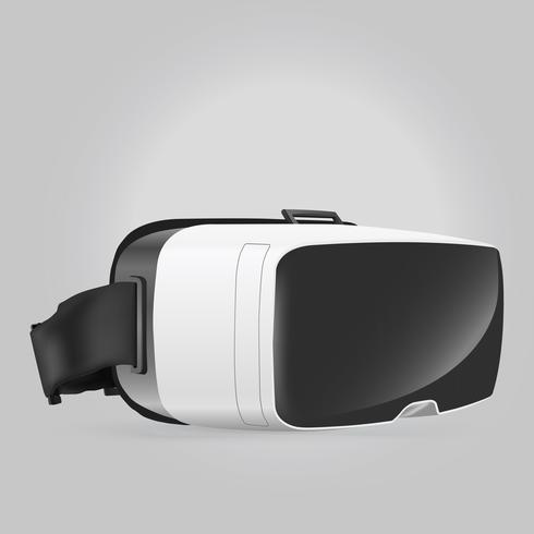 490x490 Virtual Reality Headset Vector Illustration