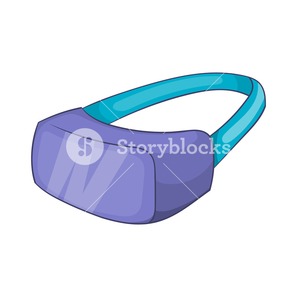 1000x1000 Virtual Reality Headset Icon Cartoon Illustration Of Headset