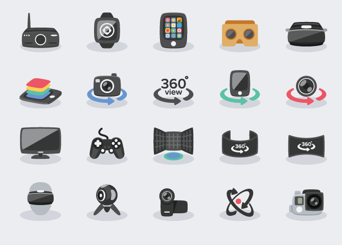 669x479 Free Sleek Vr Vector Icons