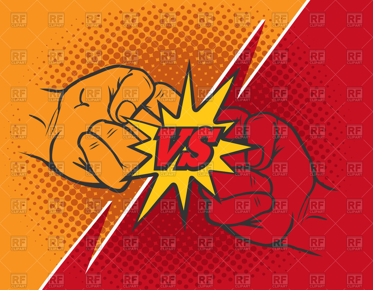 1200x934 Versus Rivalry Fist Background Vector Image Of Backgrounds