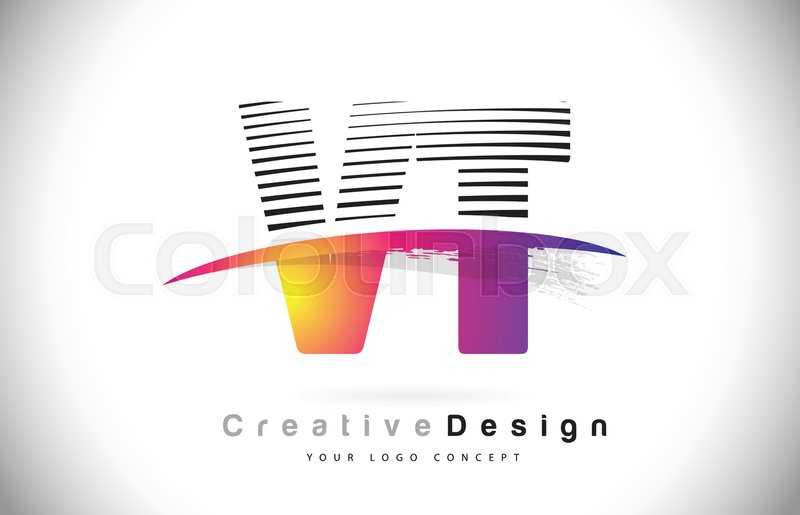 800x515 Vt V T Letter Logo Design With Stock Vector Colourbox