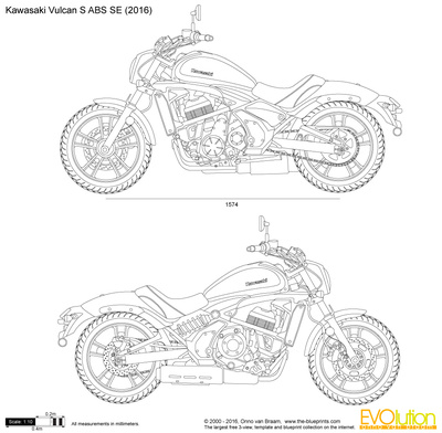 Kawasaki Vulcan S Abs Se Vector Drawing 400x392 Kawasaki Vulcan S Abs Se Vector Drawing