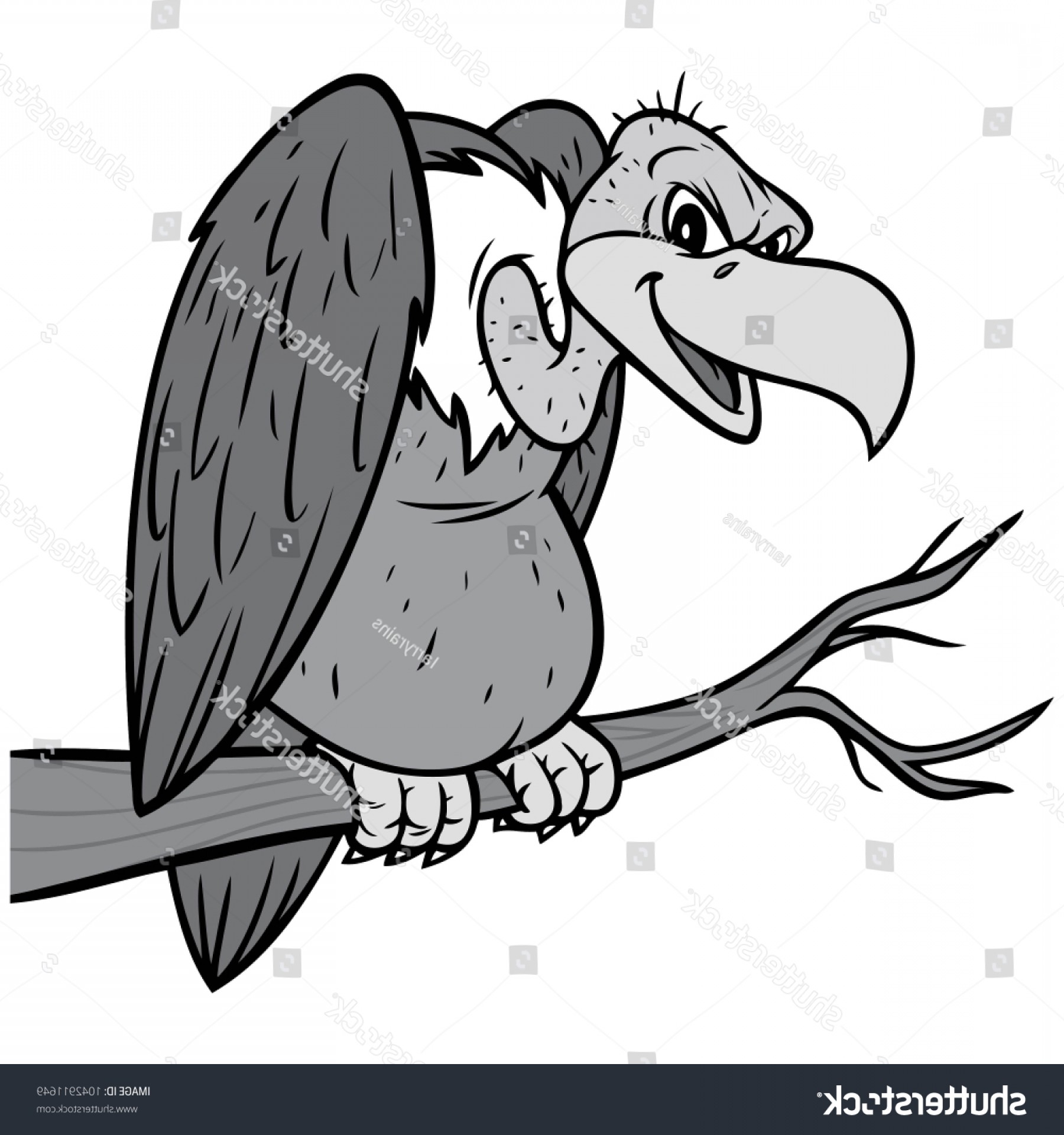 1800x1920 Vulture Illustration Vector Cartoon Mascot Catchsplace