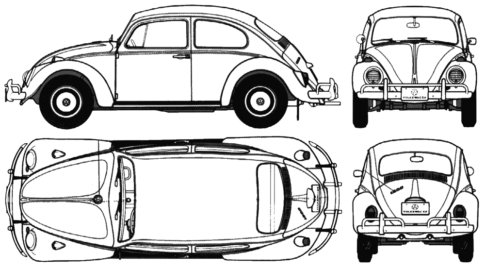 1000x556 Extremely Ideas Vw Beetle Outline Volkswagen Sedan