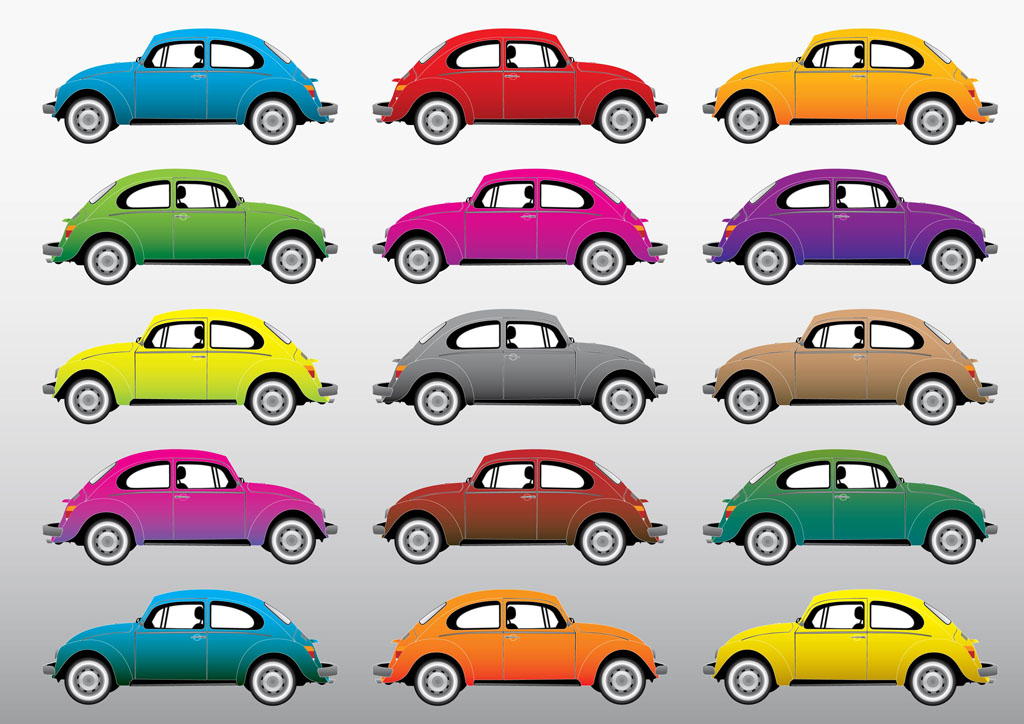 1024x724 Beetle Cars Vector Art Graphics