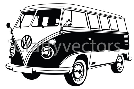 Vw Bus Vector at Vectorified.com | Collection of Vw Bus Vector free for ...