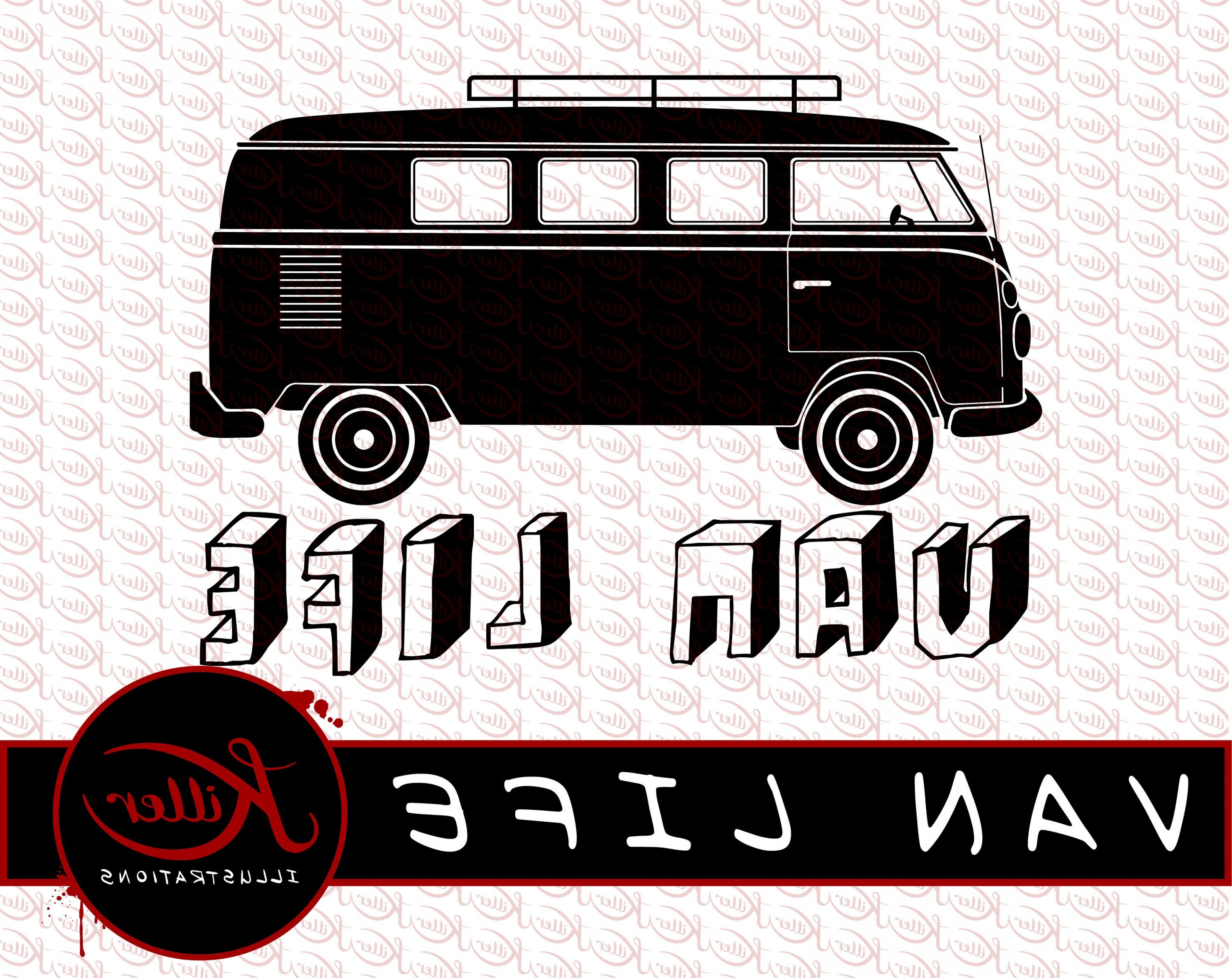 3600x2858 Van Life Vector Vw Bus Clip Art T Shirt Geekchicpro