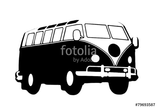 500x345 Vw Bus Hippie Stock Image And Royalty Free Vector