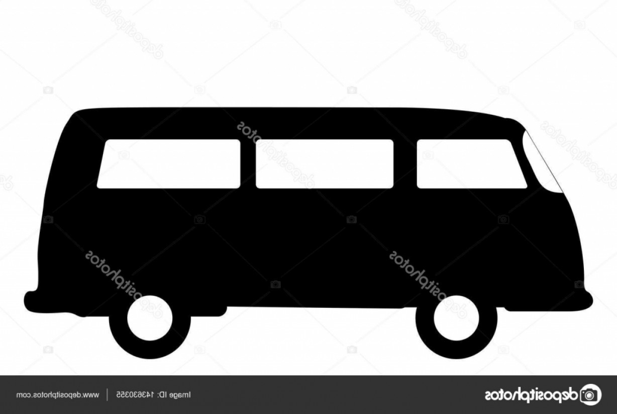 1228x823 Stock Illustration Rv Camper Van Silhouette Soidergi