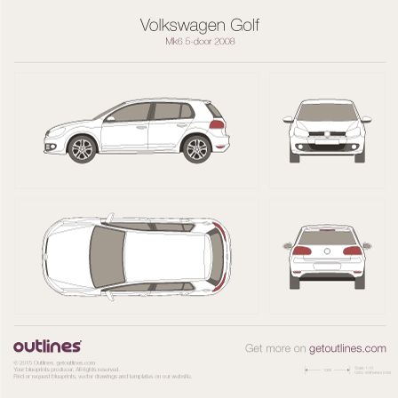 Vw Golf Vector