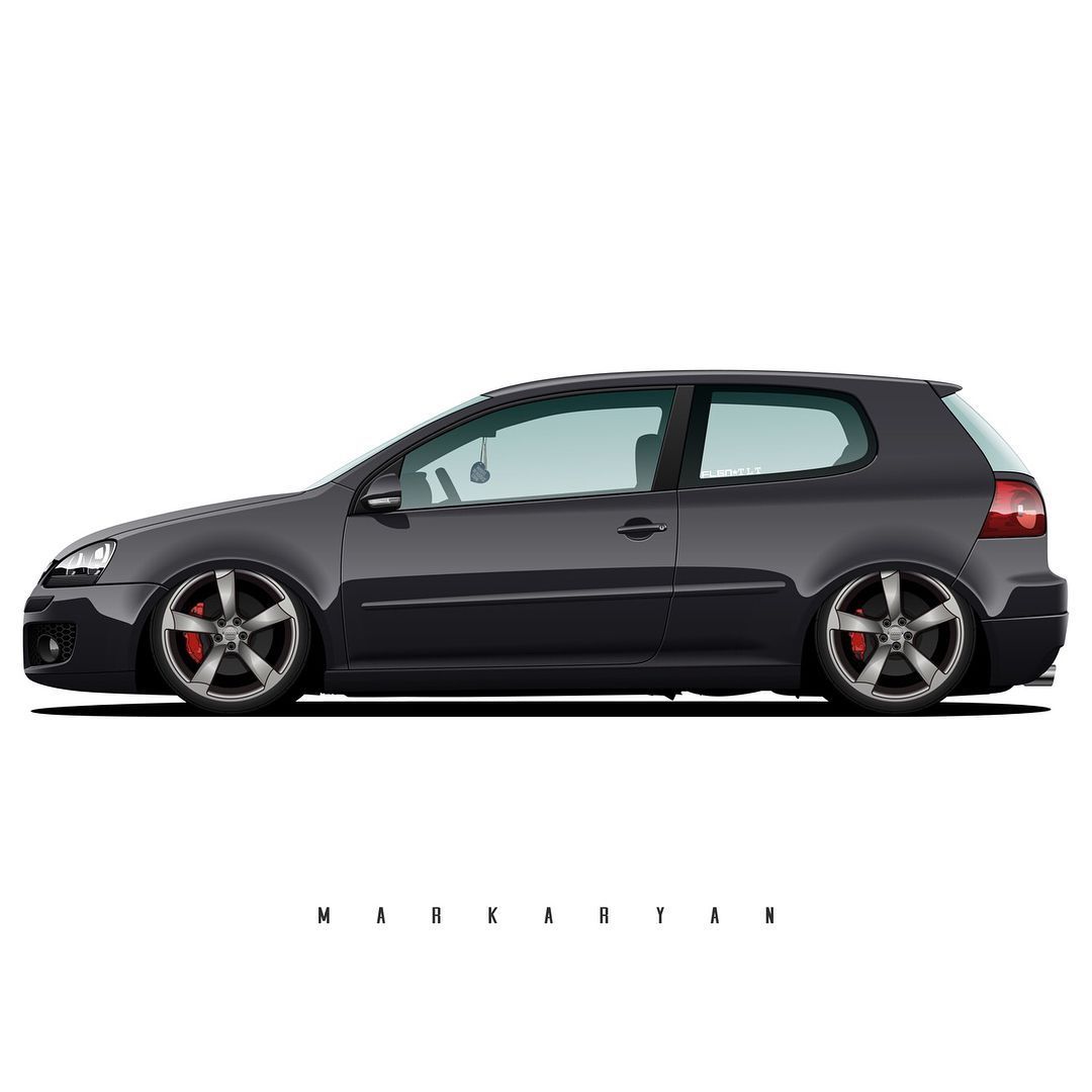 Vw Golf Vector at Vectorified.com | Collection of Vw Golf Vector free
