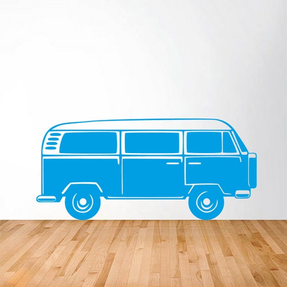 570x570 Camper Van Vector Bundle Vw Camper Van Clipart Front Side Etsy