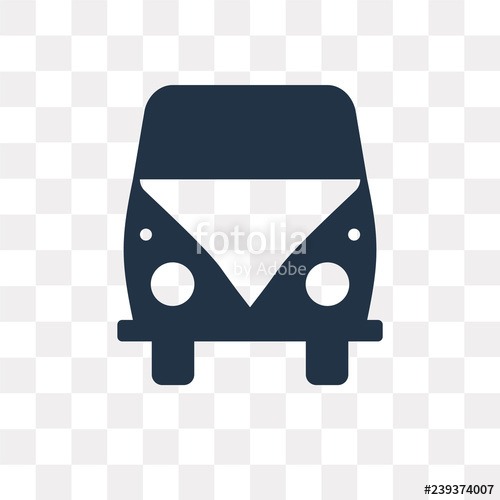 500x500 Volkswagen Van Vector Icon Isolated On Transparent Background