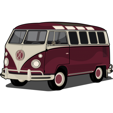 480x480 Classic Van Vector