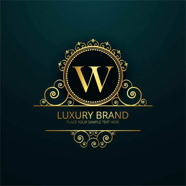 626x626 Luxury Letter W Logo Vector Free Download