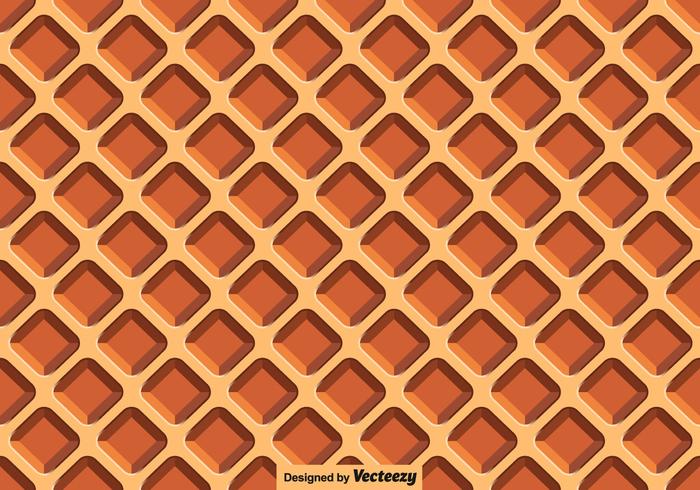 700x490 Vector Waffle Close Up Seamless Pattern