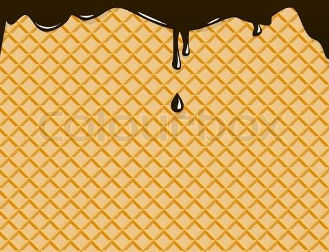 480x367 Vector Of 'waffle Pattern With Chocolate' Fantastic Fonts