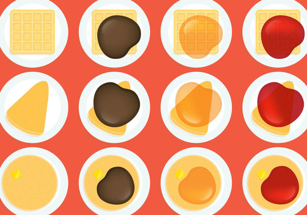 632x443 Crepes Waffles And Pancakes Free Vector Download Cannypic