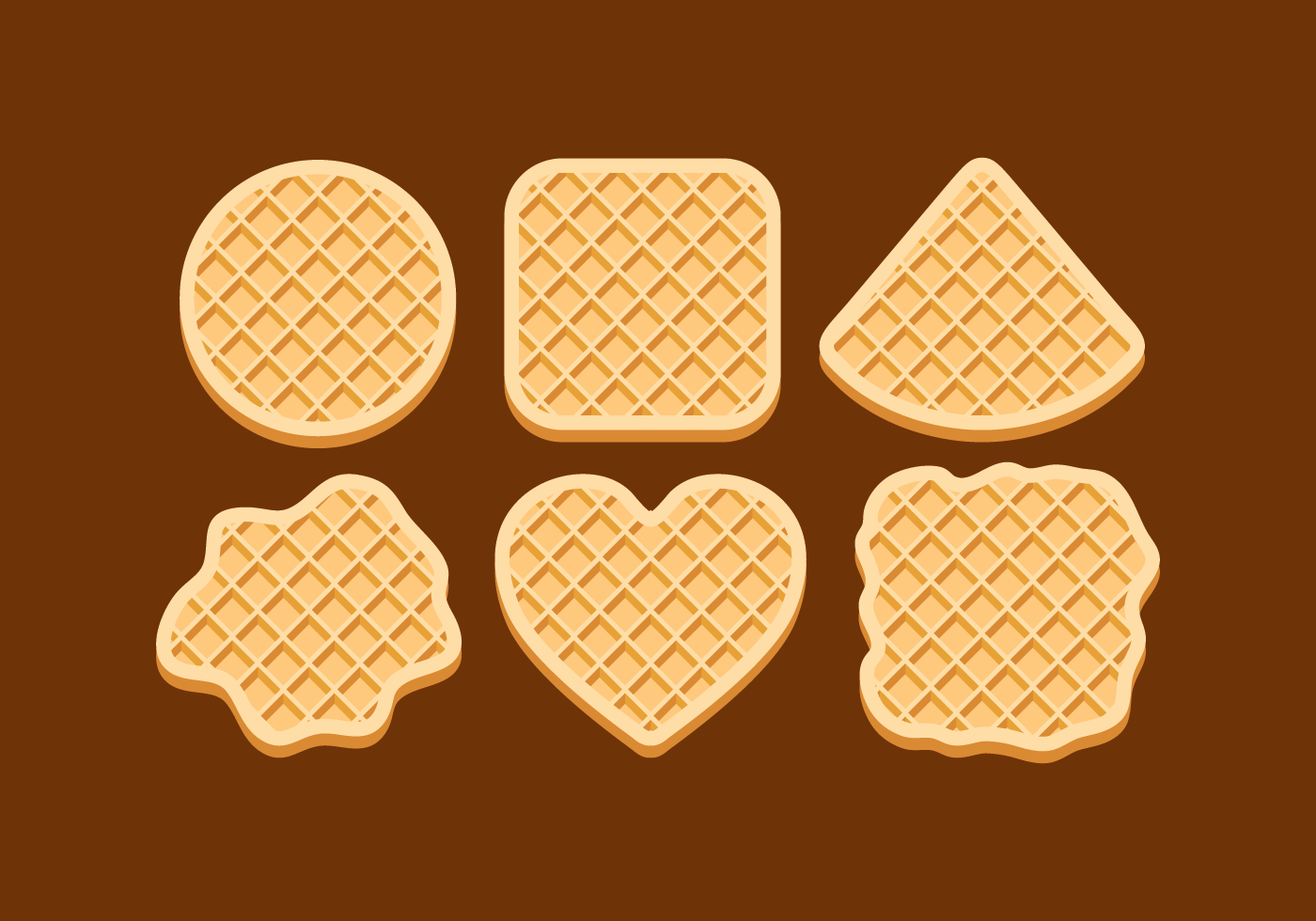 Waffle Texture Vector at Vectorified.com | Collection of Waffle Texture ...