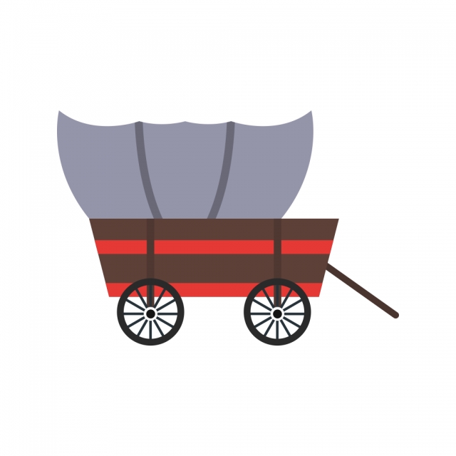 640x640 Wagon Vector Icon, Wheel Icon, Cowboy Icon, Pioneer Icon Png