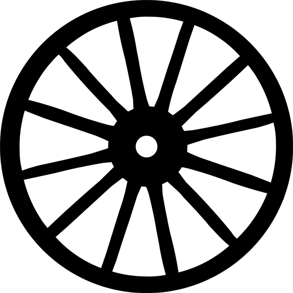 600x600 Wagon Wheel Icon Tattoos Wheel Tattoo, Wagon Wheel, Body Art