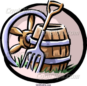 300x296 Wagon Wheel Vector Clip Art