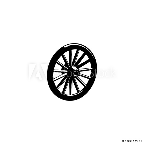 Wagon Wheel Vector at Vectorified.com | Collection of Wagon Wheel ...