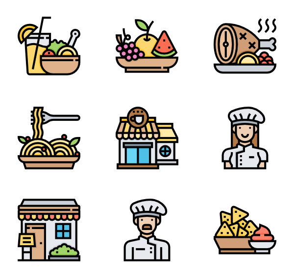 600x564 Waiter Icons