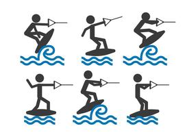 286x200 Wakeboarding Free Vector Art