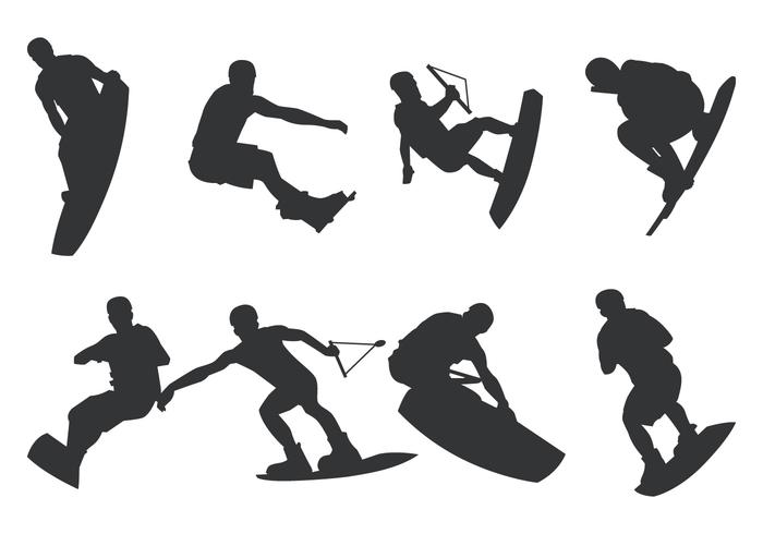 700x490 Wakeboarding Silhouette