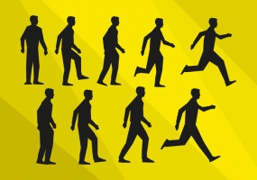 285x200 Walk Cycle Free Vector Graphic Art Free Download