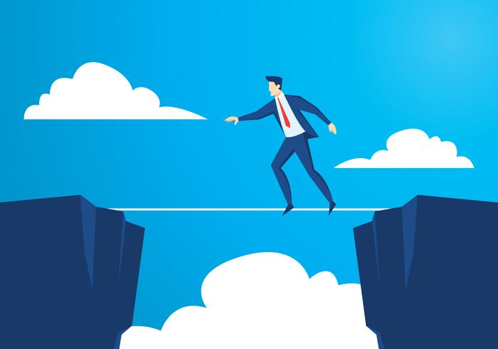 Businessman Tightrope Walker 700x490 Businessman Tightrope Walker