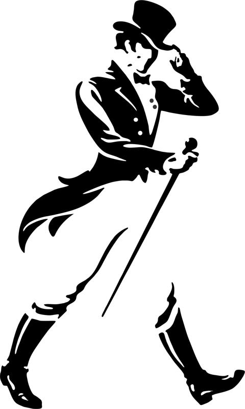 480x800 Johnnie Walker Silhouette Vector Free Vector Cdr Download