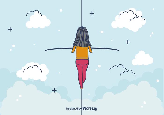 Tightrope Walker Vector 700x490 Tightrope Walker Vector