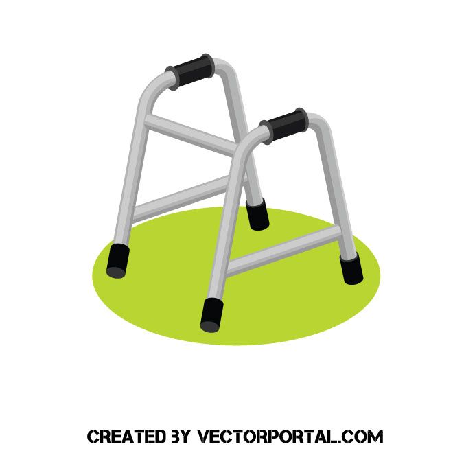 660x660 Adult Walker Vector Image Various Vectors Clip Art, Illustration