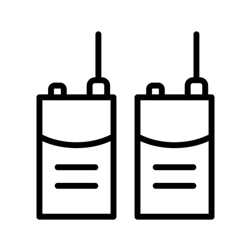 490x490 Walkie Talkie Vector Icon