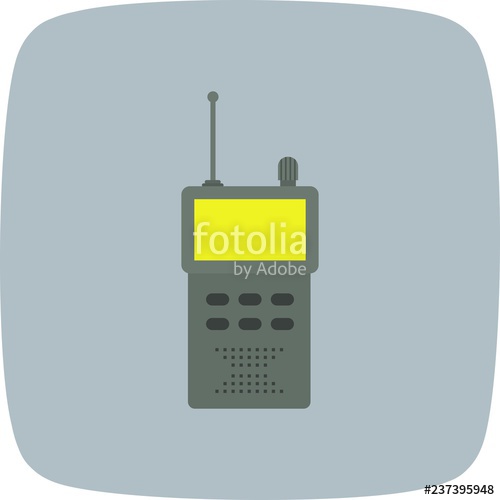 500x500 Walkie Talkie Vector Icon Stock Image And Royalty Free Vector
