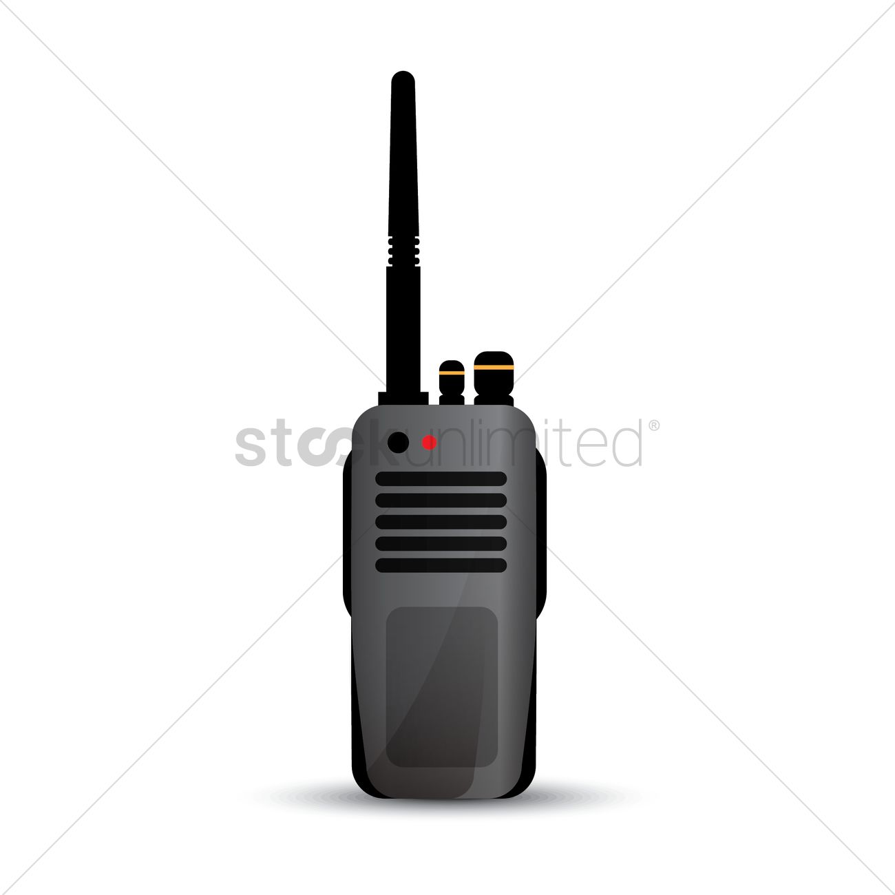 1300x1300 Walkie Talkie Vector Image