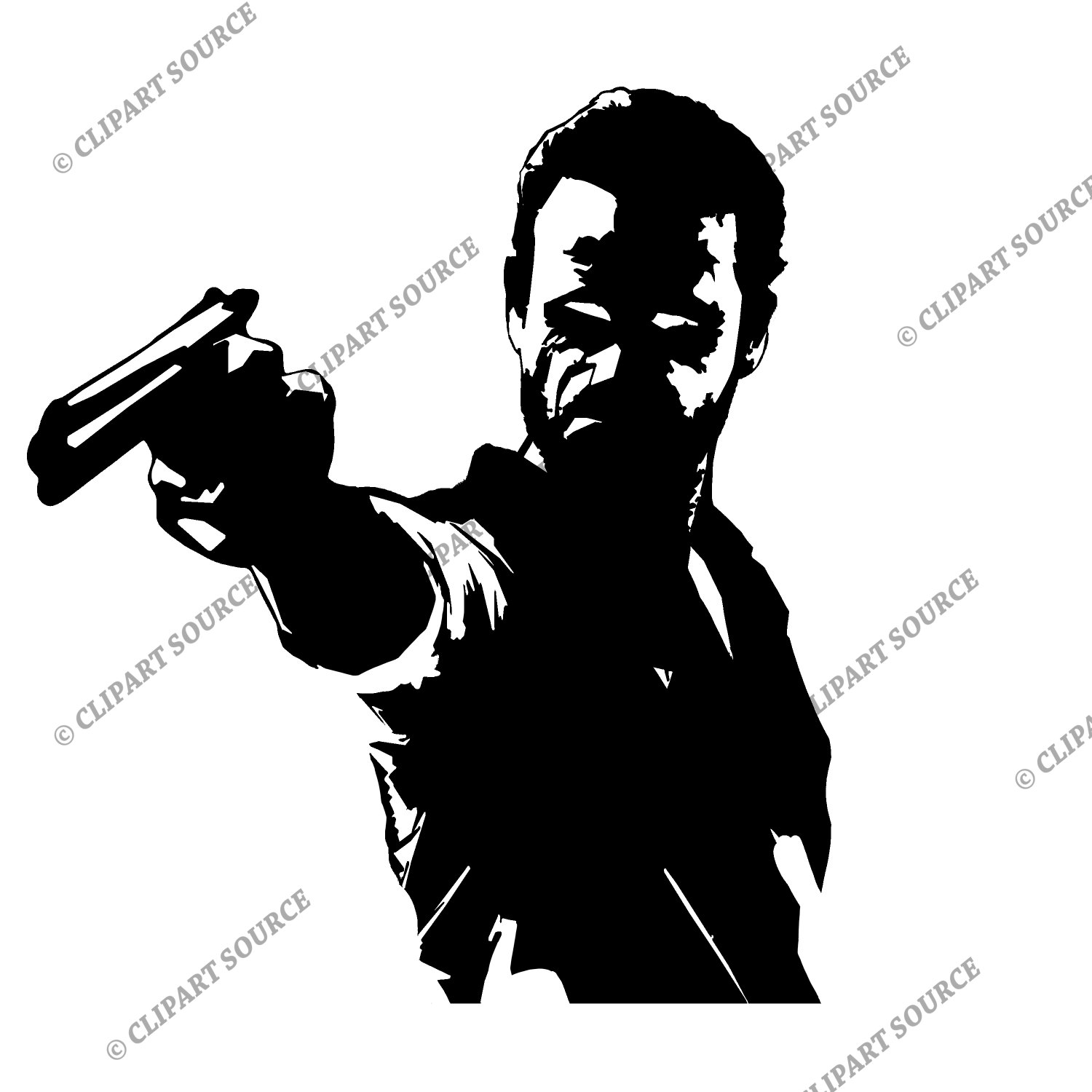 1500x1500 The Walking Dead Clipart