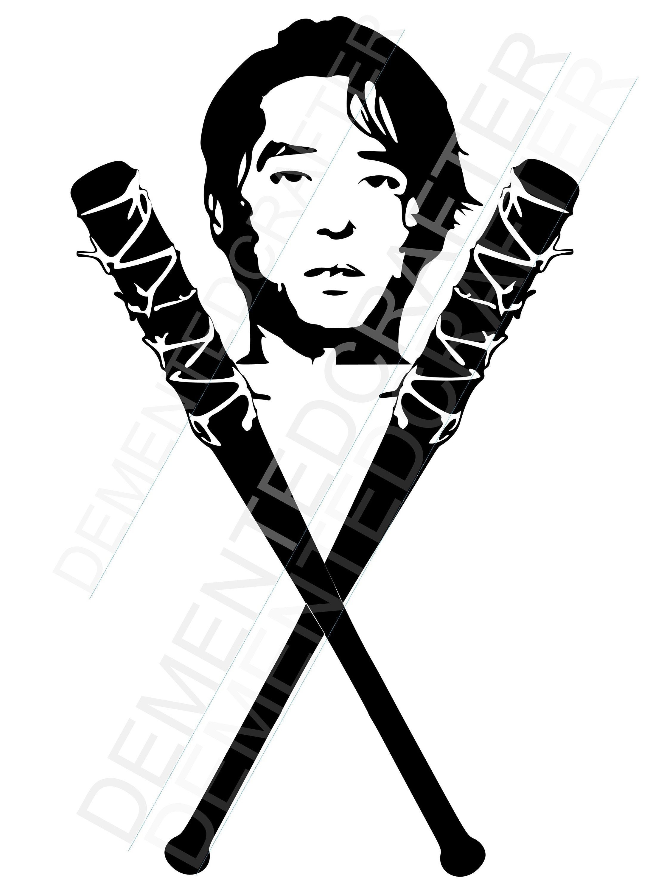 2182x3000 Fanart The Walking Dead Vector Zombie Glenn Rhee Halloween Etsy