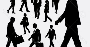 367x195 People Walking Silhouette Vector Archives Vector Images Design