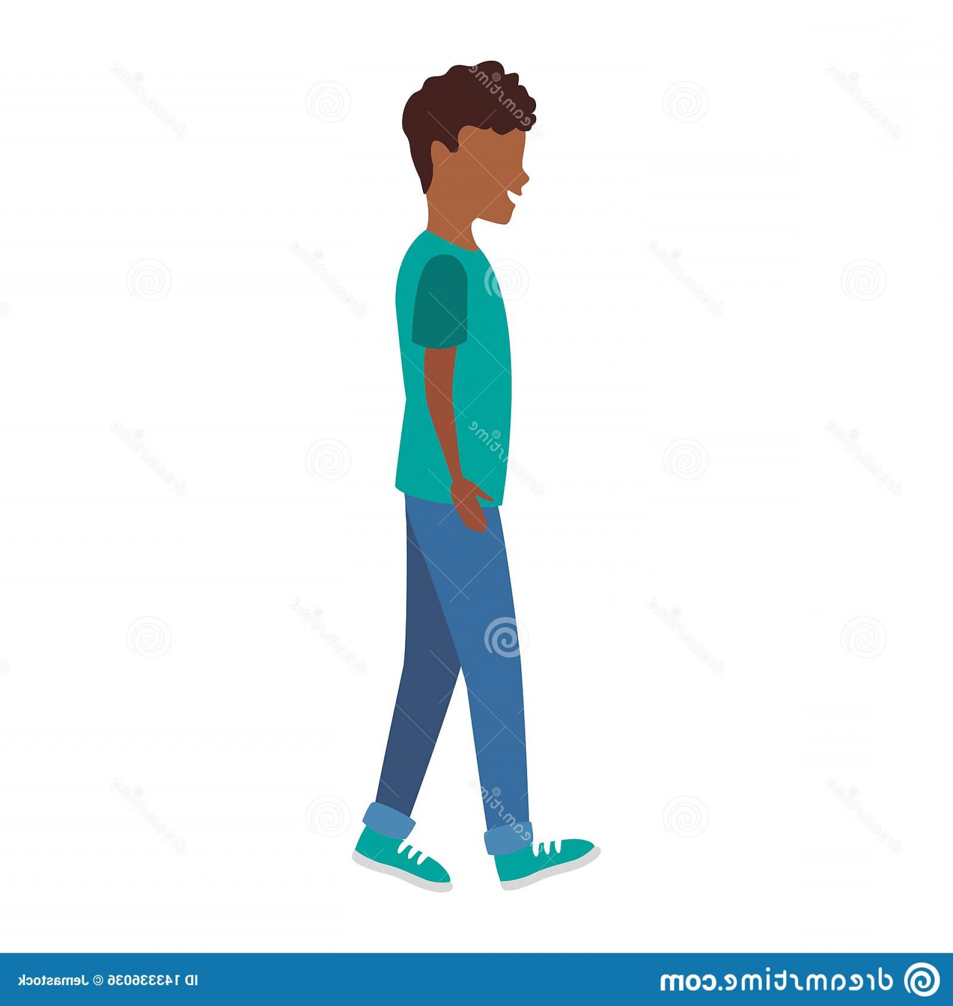 Young Man Walking Vector Illustration Graphic Design Image 1920x2026 Young Man Walking Vector Illustration Graphic Design Image