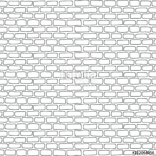 White Brick Wall Background Vector Illustration Seamless Hand 500x500 White Brick Wall Background Vector Illustration Seamless Hand