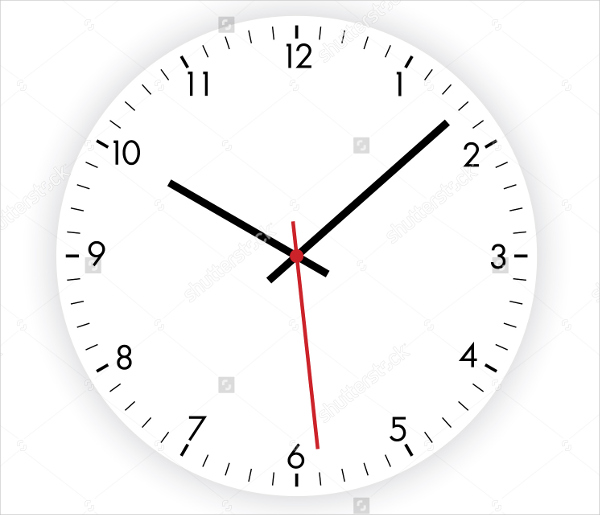 Wall Clock Templates 600x515 Wall Clock Templates