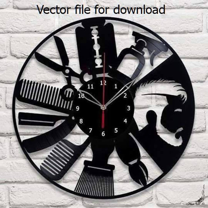 Wall Clock Vector For Laser Cutting Cnc Wooden Etsy 794x794 Wall Clock Vector For Laser Cutting Cnc Wooden Etsy