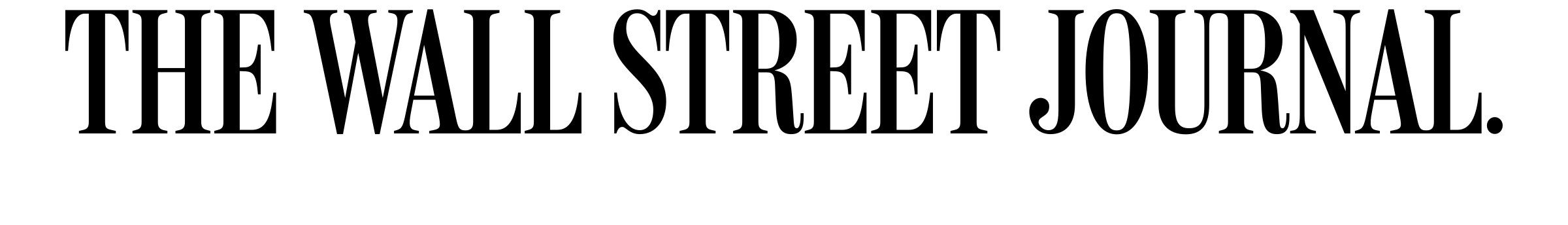 The Wall Street Journal Logo Png Transparent Vector 2400x344 The Wall Street Journal Logo Png Transparent Vector